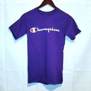 Champion Purple Cotton Tee Size XS